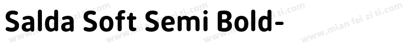 Salda Soft Semi Bold字体转换